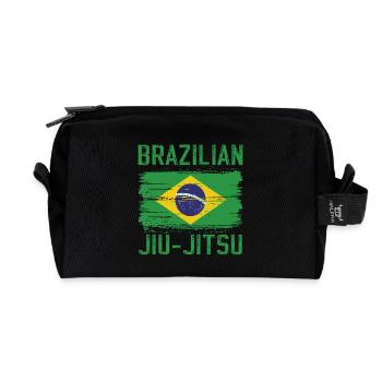 Brazilian Jiu-Jitsu BJJ T-shirt Jiu Jitsu - Recycled Toiletry Zip Bag - black - Front