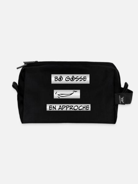 Style Manga : Bô Gôsse Attitude - Trousse de toilette en tissu recyclé - noir