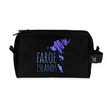 faroe - Recycled Toiletry Zip Bag - black - Front