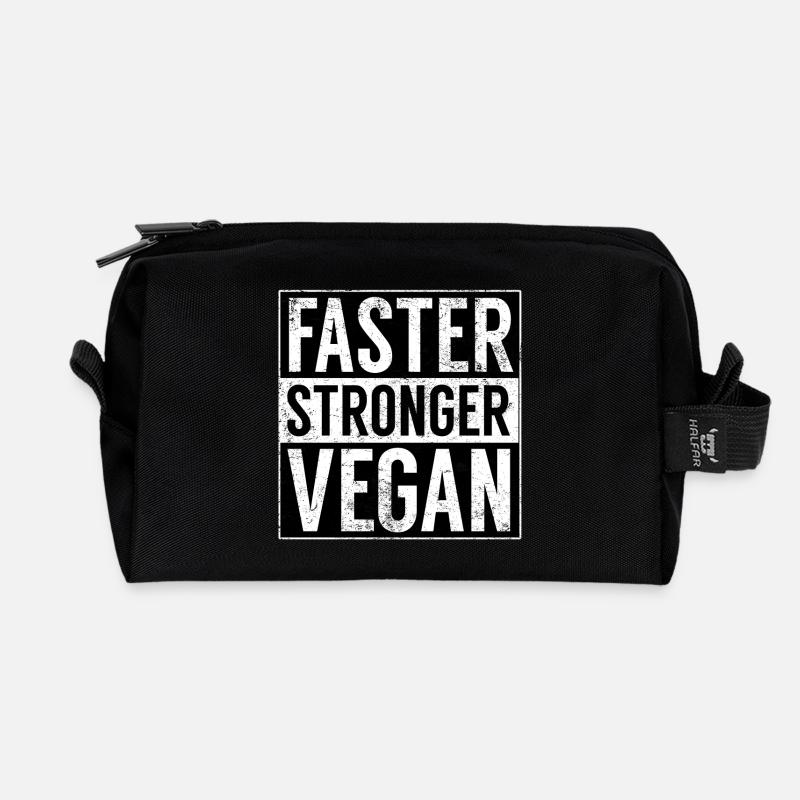 Vegan T-Shirt Geschenk Idee Geburtstag Lustig - Recycelte Kulturtasche - Schwarz