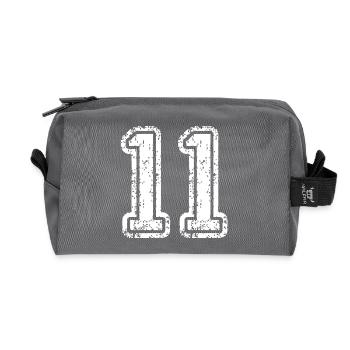 11 - Recycelte Kulturtasche - Anthrazit - Vorne