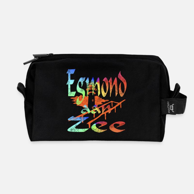 Egmond aan Zee Holland - Recycelte Kulturtasche - Schwarz