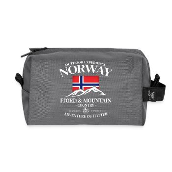 Outdoor Experience Norway Fjord Mountain - Recycelte Kulturtasche - Anthrazit - Vorne
