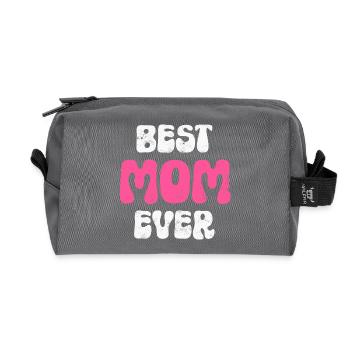 Maman Maman - Trousse de toilette en tissu recyclé - anthracite - Devant