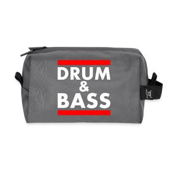 Drum and bass - Trousse de toilette en tissu recyclé - anthracite - Devant