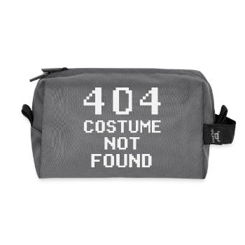 404 Costume introuvable - Trousse de toilette en tissu recyclé - anthracite - Devant