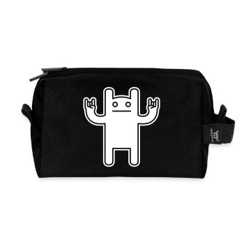 Monster Rock – Festival Comic Kawaii - Recycelte Kulturtasche - Schwarz - Vorne