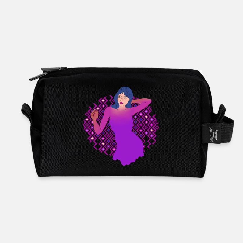 Tanzen - Recycelte Kulturtasche - Schwarz