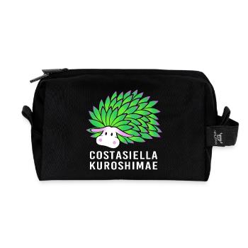 Leaf Sheep Sea Slug Underwater - Recycled Toiletry Zip Bag - black - Front