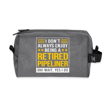 Installation Installer Locksmith - Recycled Toiletry Zip Bag - anthracite - Front