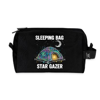 Schlafsack Star Gazer Campingzelt - Recycelte Kulturtasche - Schwarz - Vorne