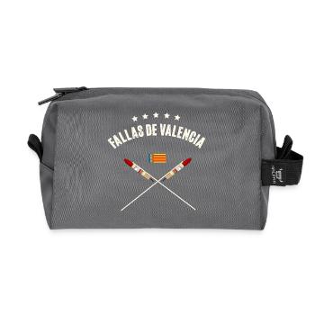Fusée Fallas De Valencia - Trousse de toilette en tissu recyclé - anthracite - Devant
