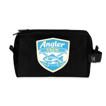 Bouclier d’équipage Angler - Trousse de toilette en tissu recyclé - noir - Devant
