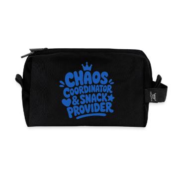 Chaos Coordinator Snack Provider - Recycelte Kulturtasche - Schwarz - Vorne