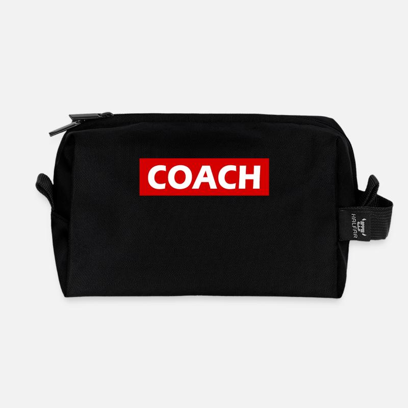 Coach - Trousse de toilette en tissu recyclé - noir