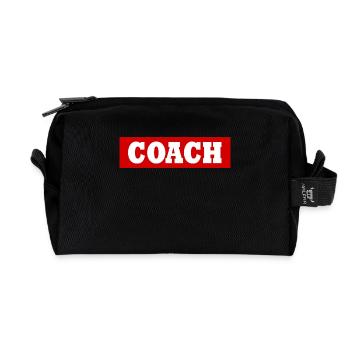Coach - Recycled Toiletry Zip Bag - black - Front
