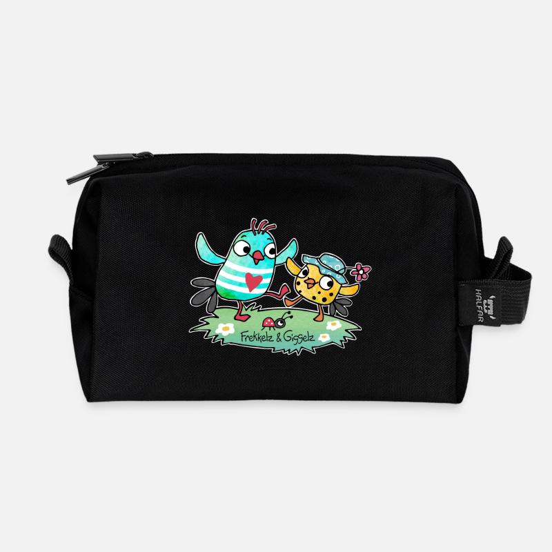 Levez la main - Trousse de toilette en tissu recyclé - noir