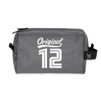 2012 Original 12 nés en 2012 - Trousse de toilette en tissu recyclé - anthracite - Devant