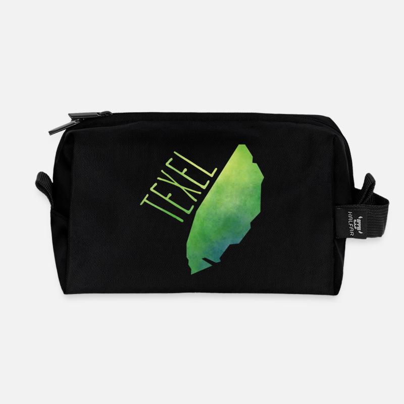 Texel - Recycelte Kulturtasche - Schwarz