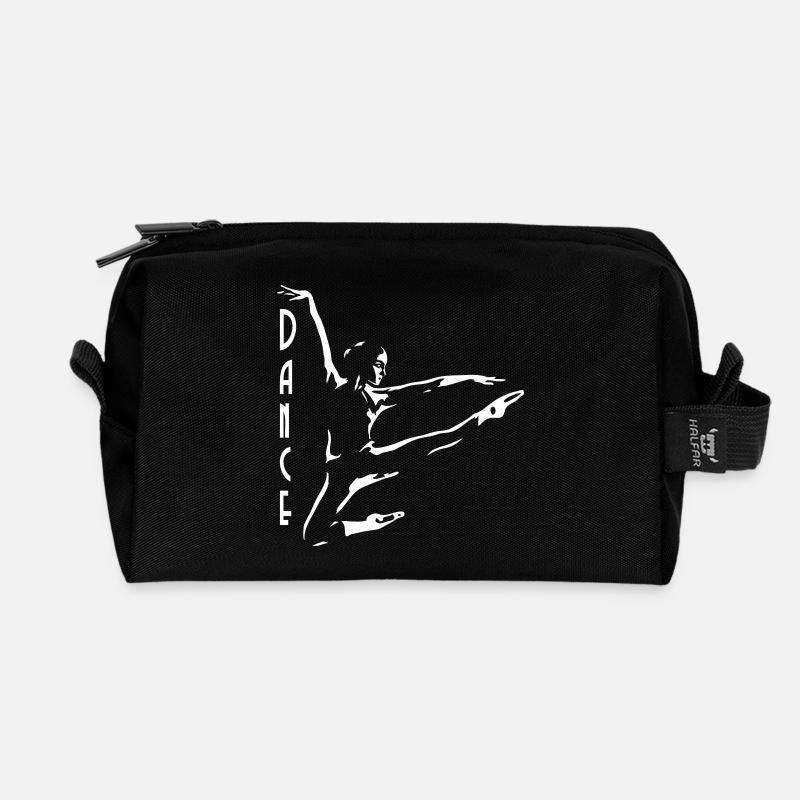 Dance - Recycelte Kulturtasche - Schwarz