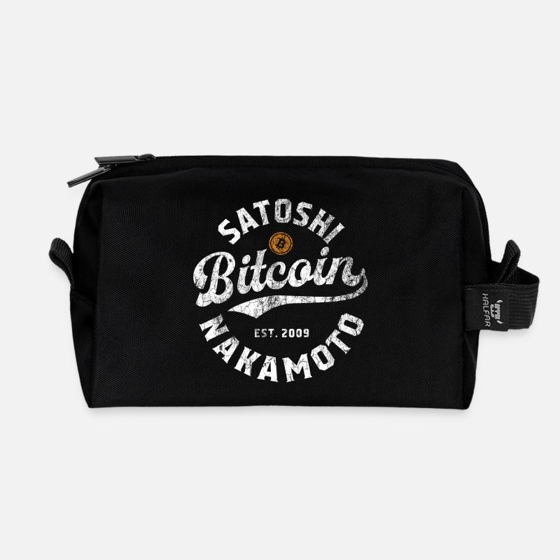 Bitcoin - We love Crypto - Recycelte Kulturtasche - Schwarz