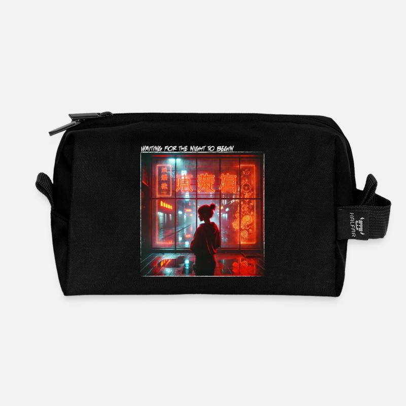 Japan Mood Anime - Recycelte Kulturtasche - Schwarz