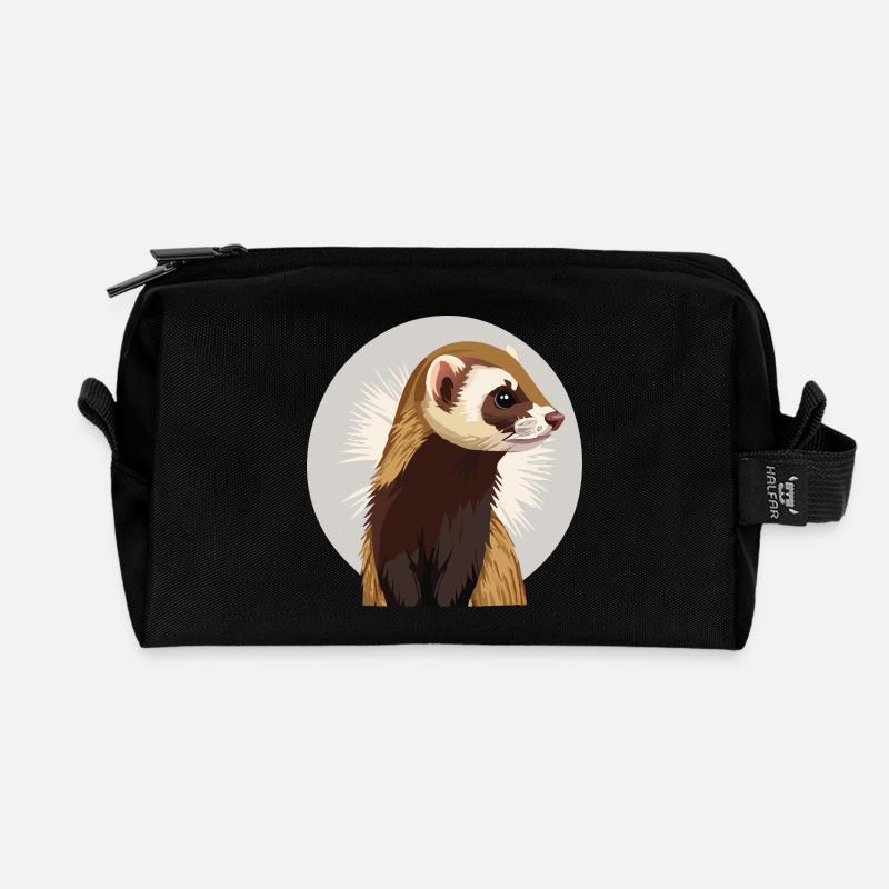 Candace Maskottchen in lustiger Form - Recycelte Kulturtasche - Schwarz