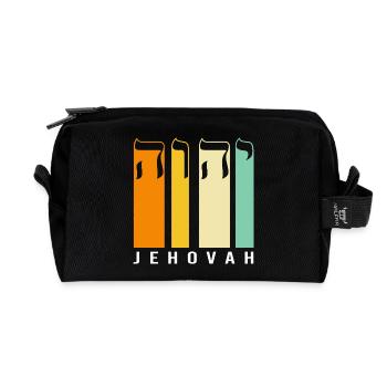 Yeshua Jude Jüdisch Judentum - Recycelte Kulturtasche - Schwarz - Vorne