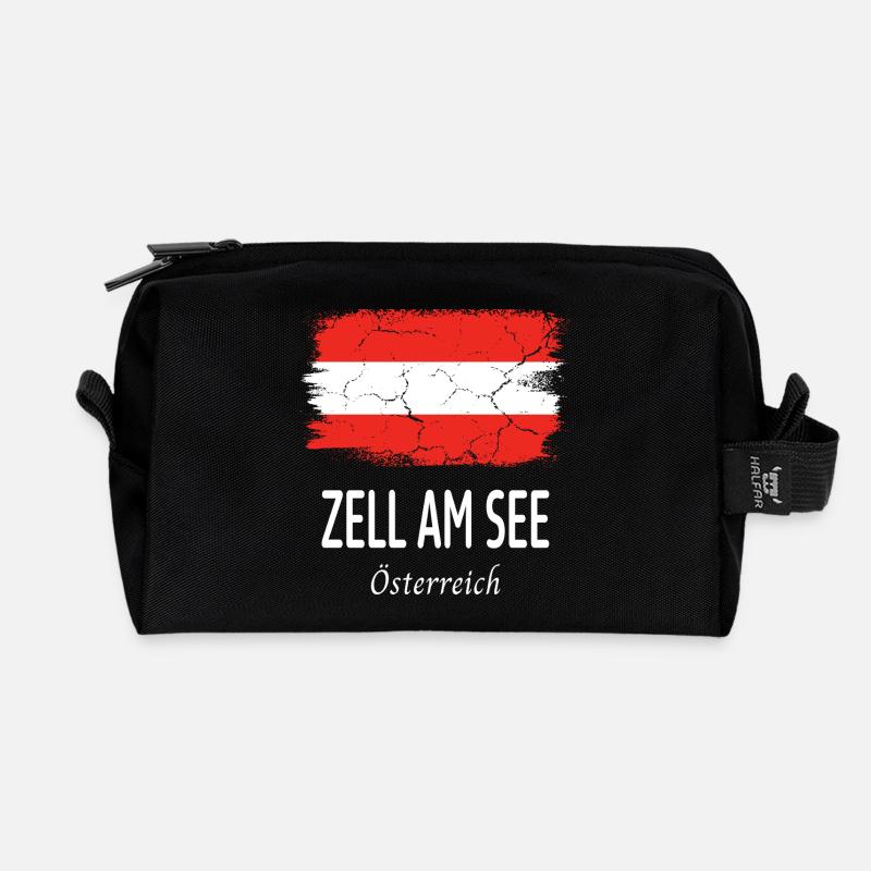 Zell am See - Recycled Toiletry Zip Bag - black