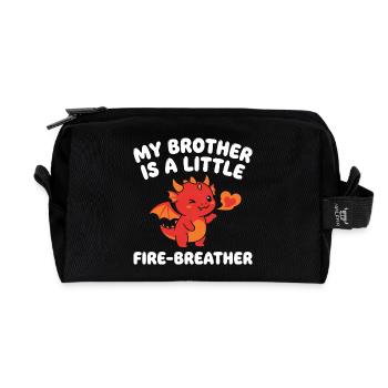 Sœur Dragon Mignonne Sœur - Trousse de toilette en tissu recyclé - noir - Devant