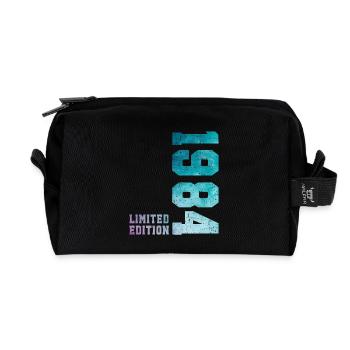 1984 Limited Edition 42 Years Anniversary - Recycled Toiletry Zip Bag - black - Front