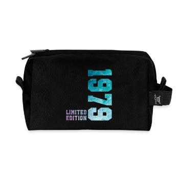 1979 Limited Edition 47 Years Anniversary - Recycled Toiletry Zip Bag - black - Front
