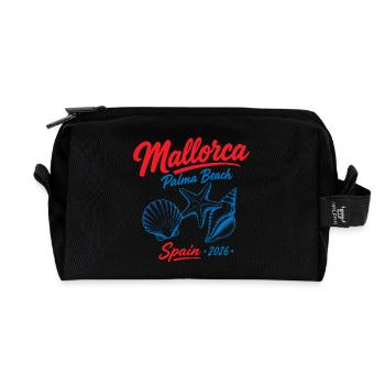 Malle 2026 Mallorca Palma Beach Spain 2026 - Recycelte Kulturtasche - Schwarz - Vorne