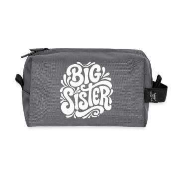 Big Sister Psychedelic Splash - Trousse de toilette en tissu recyclé - anthracite - Devant