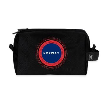 Norwegen - Recycelte Kulturtasche - Schwarz - Vorne