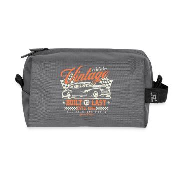 Oldtimer Baujahr 1965 Geburtstag Jahrgang Geschenk - Recycelte Kulturtasche - Anthrazit - Vorne