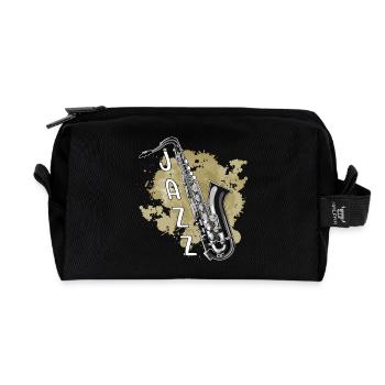 jazz - Trousse de toilette en tissu recyclé - noir - Devant