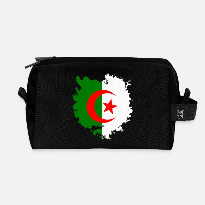 Algerien - Recycelte Kulturtasche - Schwarz