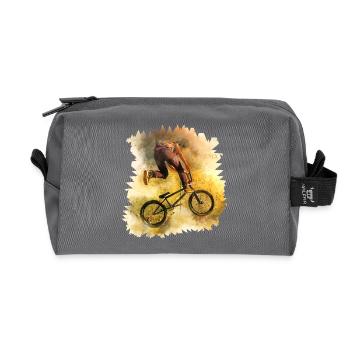 BMX Sport Bike - Trousse de toilette en tissu recyclé - anthracite - Devant