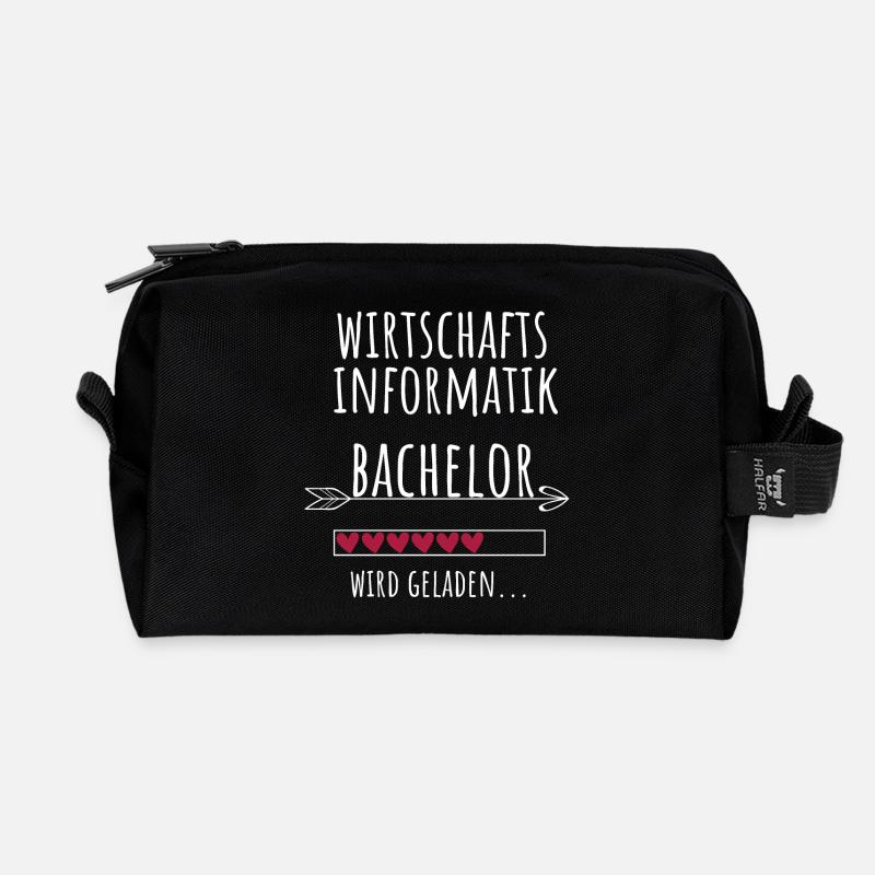 Wirtschaftsinformatik Studium Student Geschenk - Recycelte Kulturtasche - Schwarz