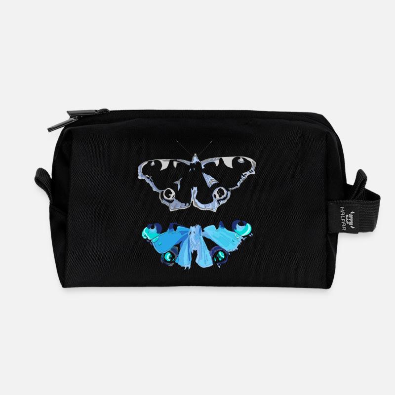 fall out of character - Recycled Toiletry Zip Bag - black