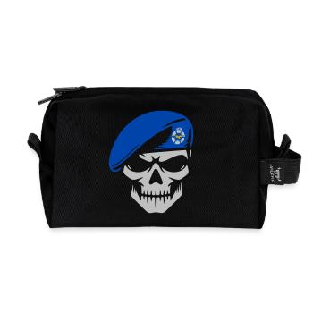 Air force - Recycled Toiletry Zip Bag - black - Front