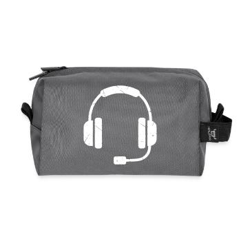 Casque de jeu Gamer Gaming Vector - Trousse de toilette en tissu recyclé - anthracite - Devant