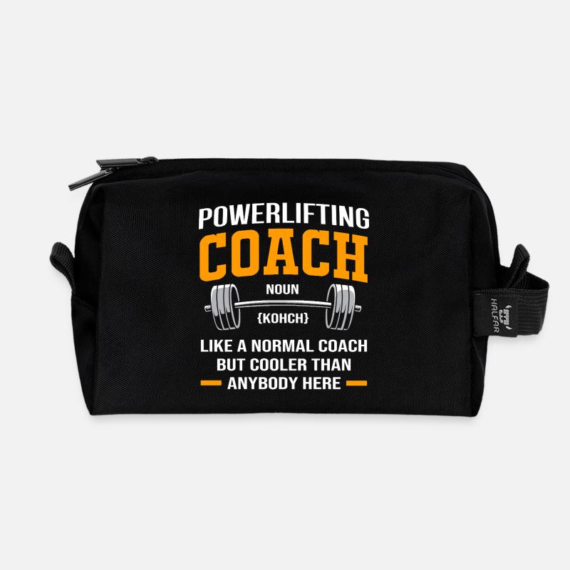 Deadlift - Recycled Toiletry Zip Bag - black