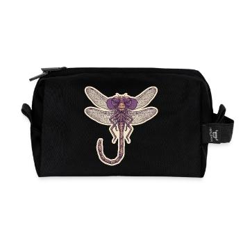 Coole Libelle - Recycelte Kulturtasche - Schwarz - Vorne