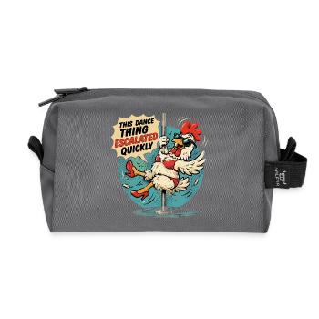 Poulet Danse à la Barre Humour Décalé - Recycelte Kulturtasche - Anthrazit - Vorne