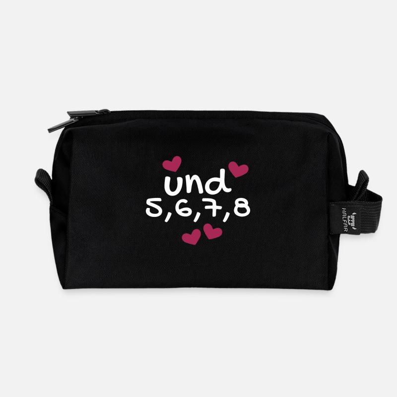 Tanzen Tanz Tanzkurs Rhythmus - Recycelte Kulturtasche - Schwarz