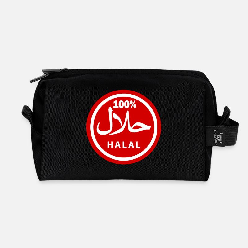 Halal - Trousse de toilette en tissu recyclé - noir