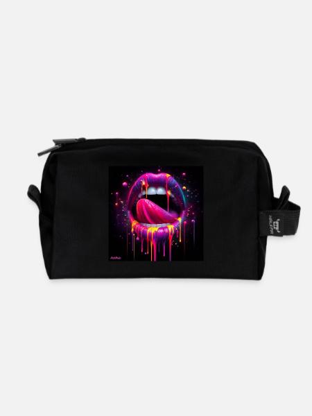 MundFluo - Recycelte Kulturtasche - Schwarz