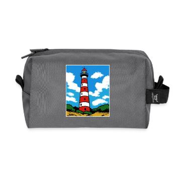 J’adore Ameland Holiday Lighthouse - Trousse de toilette en tissu recyclé - anthracite - Devant